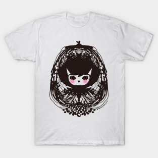 whimsical lady illustration T-Shirt